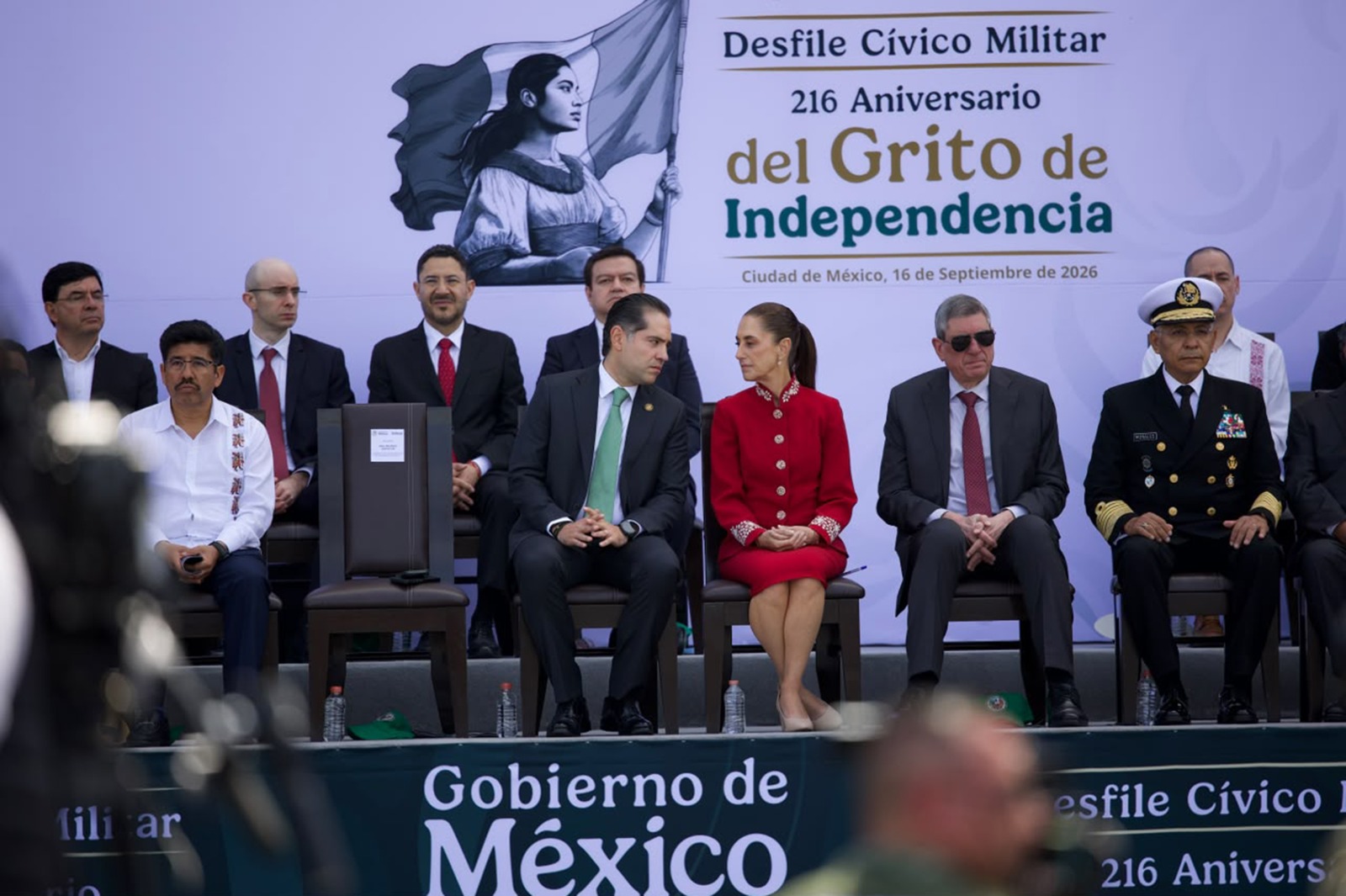 Sheinbaum y Bolaños-Cacho Cué avalan fuerza militar y presupuestos del Estado
