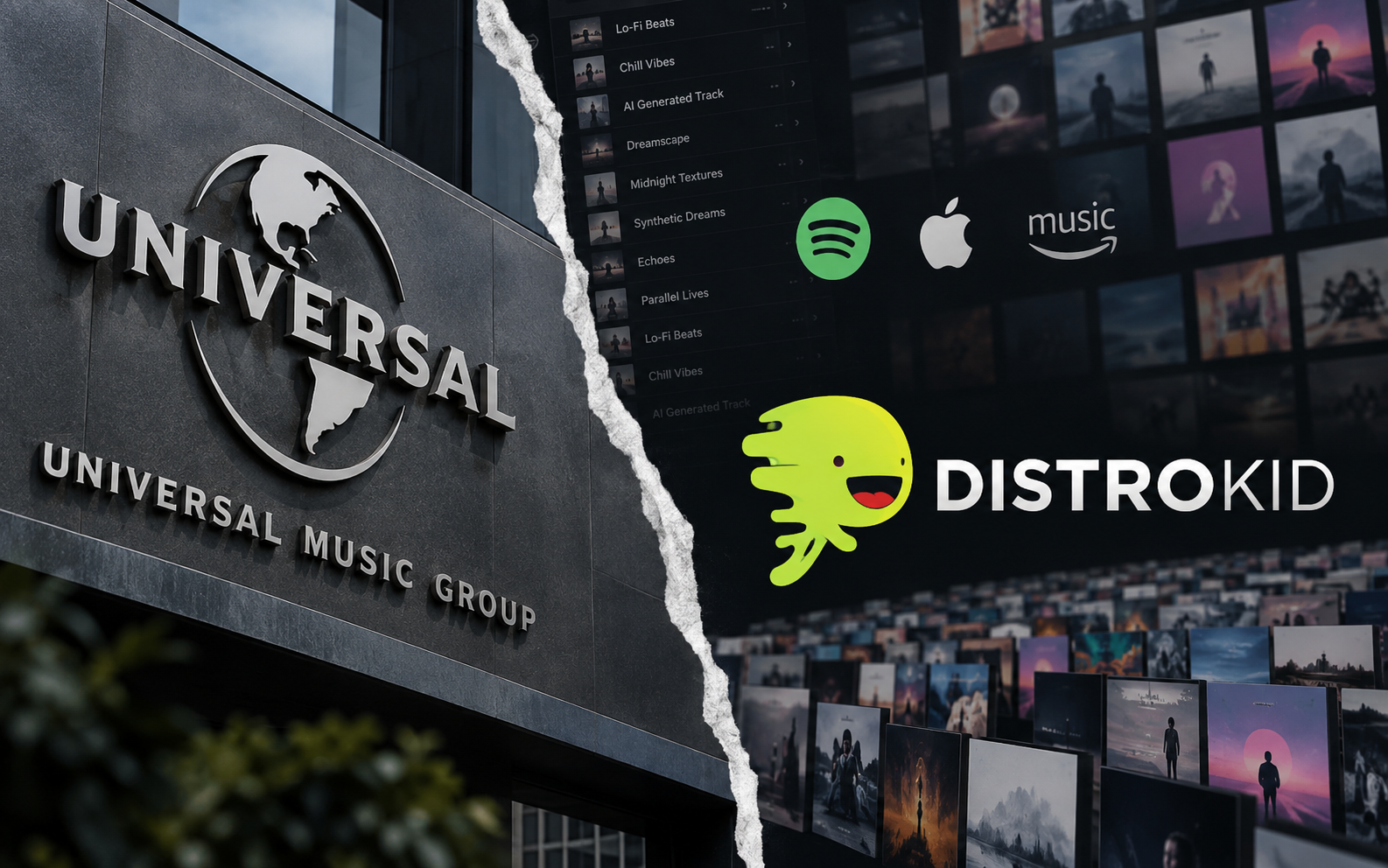 Universal Music demanda a DistroKid por la avalancha de música generada con IA